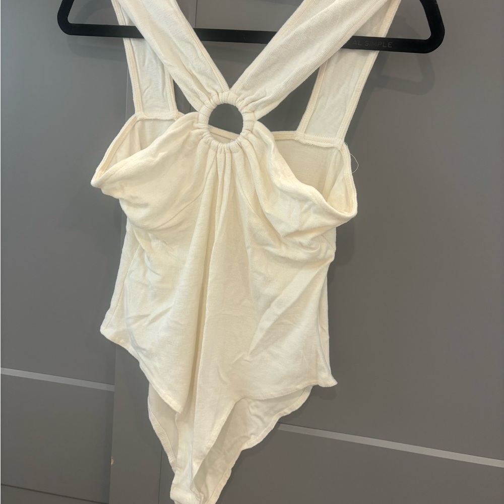 Reign Cream Ollie O-Ring Bodysuit